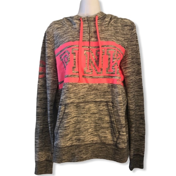 Victoria’s Secret pink half zip hoodie - Picture 9 of 10